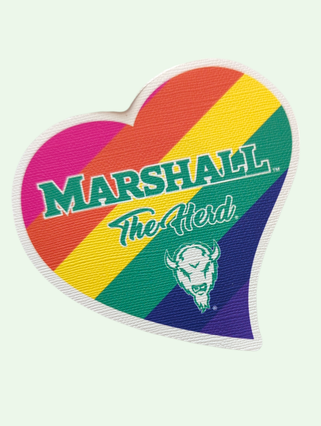 photo of the marshall pride sticker