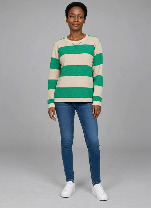 Rugby Stripe Sweater Pullover
