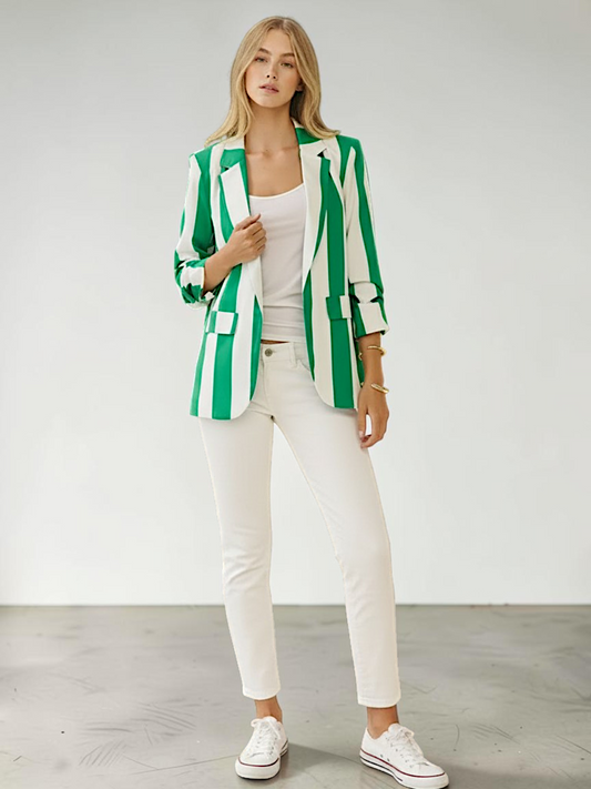 Sloane Striped Relaxed Blazer