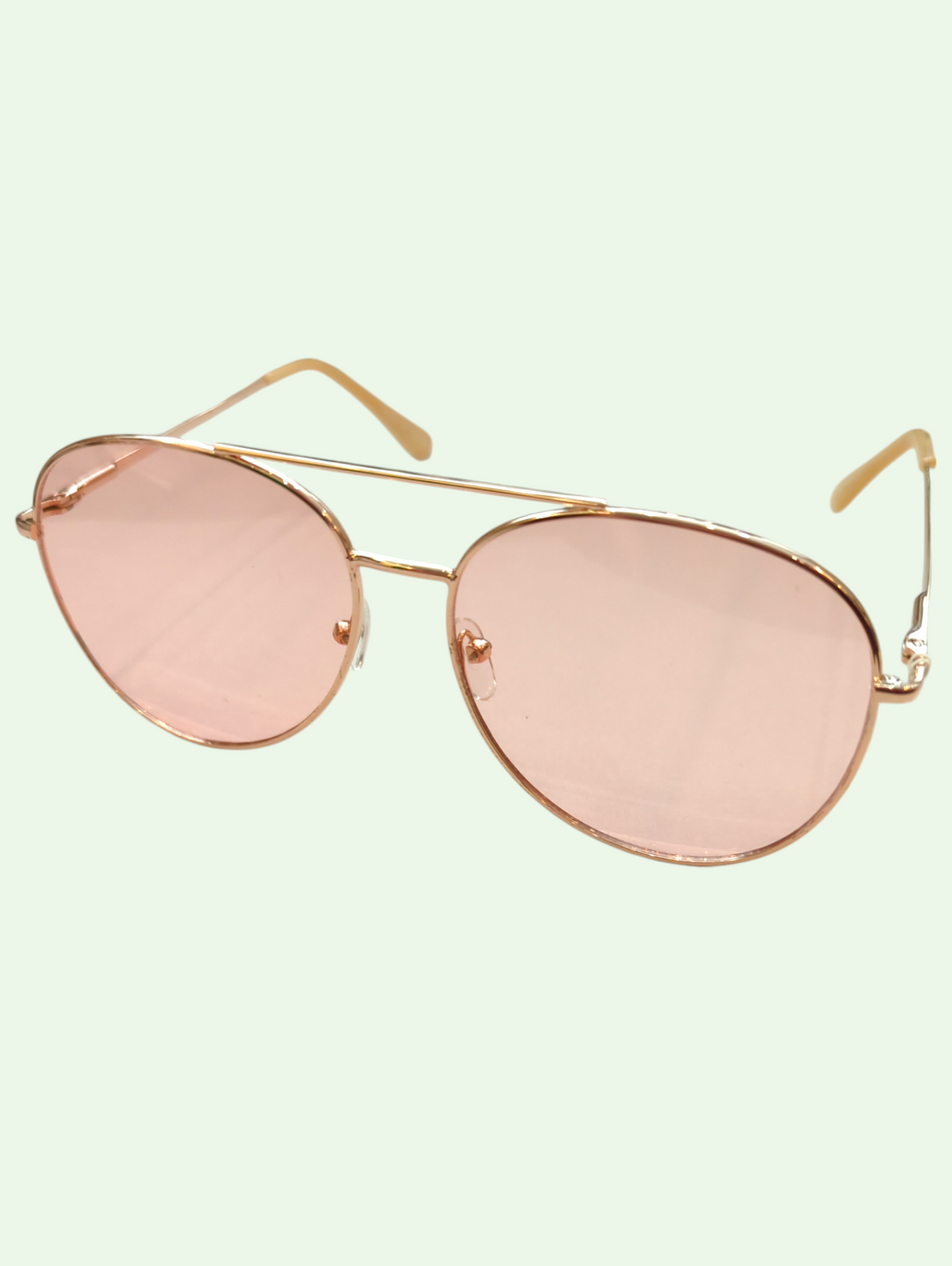 summer dream aviator glasses in rose