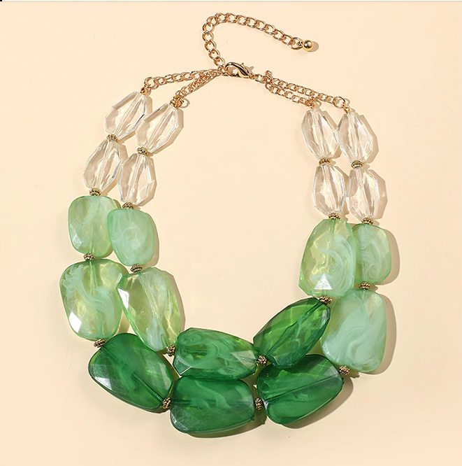 Chunky Layered Choker Necklace