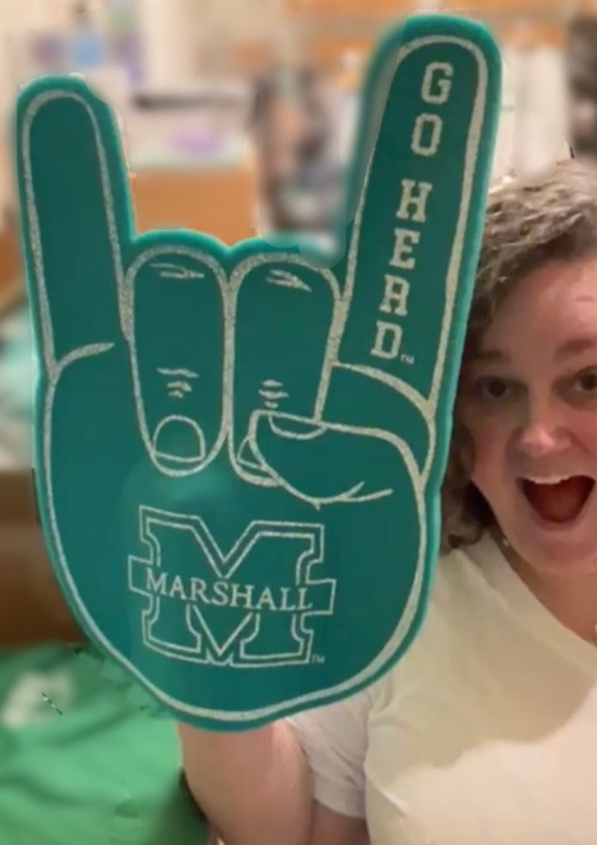 Marshall University Foam Finger Horns
