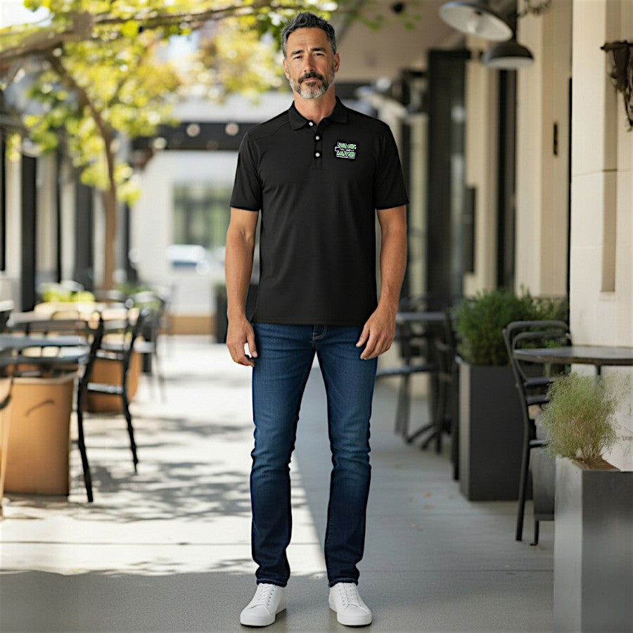 it's AI Reece in the black western polo
