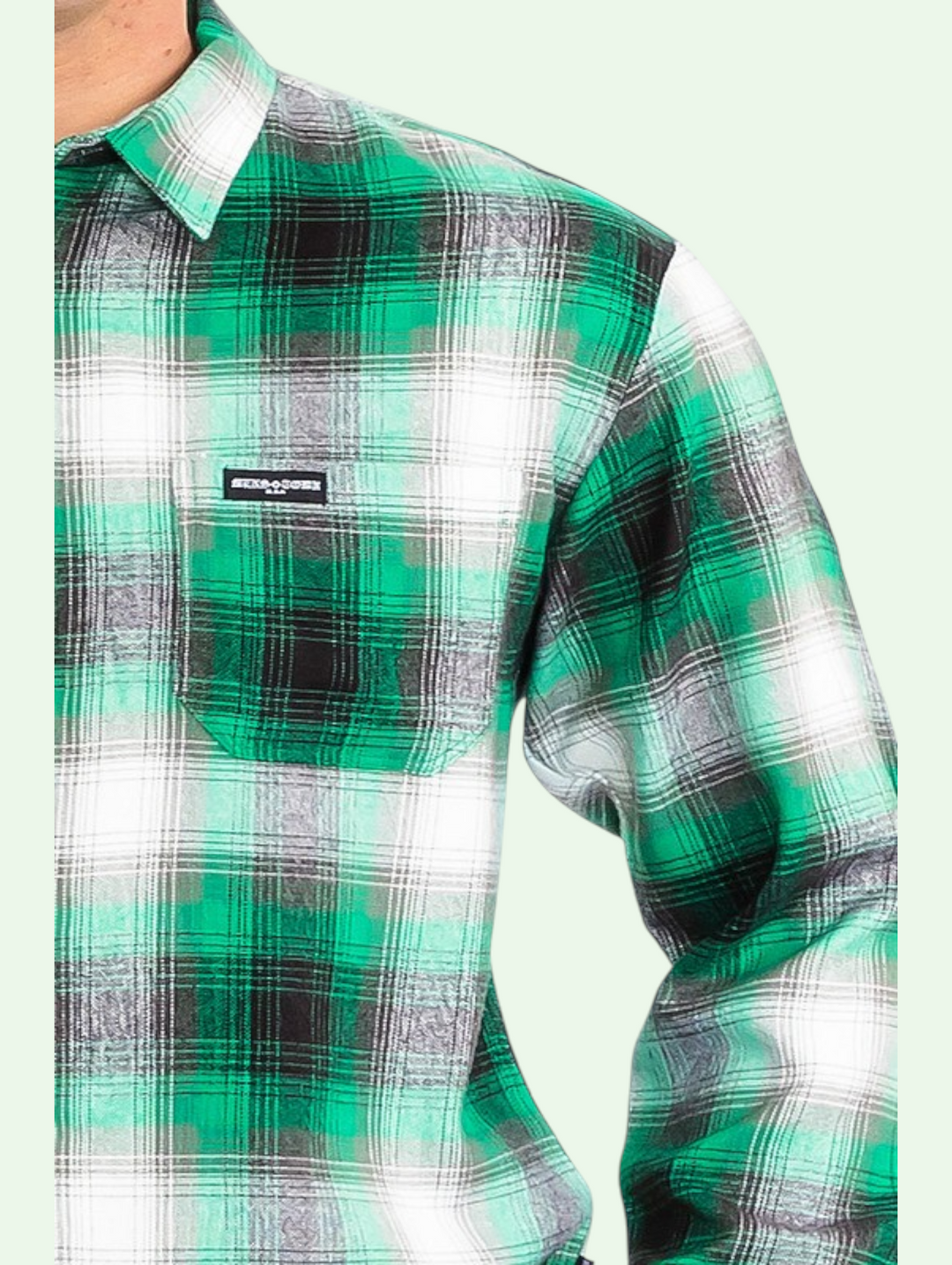 Plaid Dad Long Sleeved Flannel Shirt
