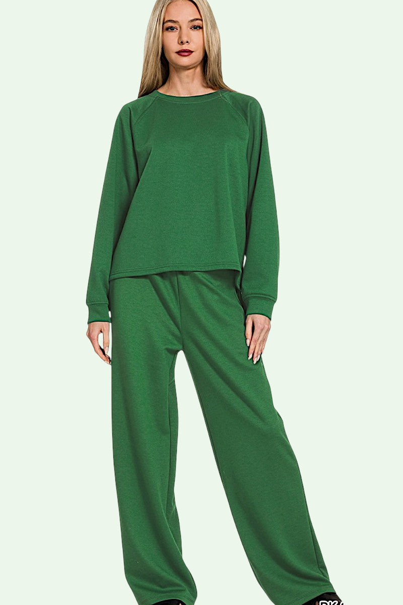 Fall Scuba Pullover & Pant Set