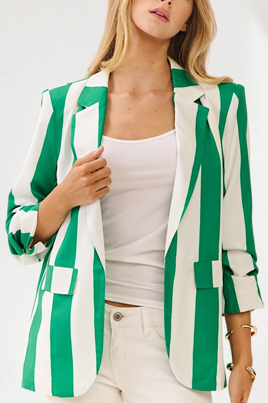 Sloane Striped Relaxed Blazer