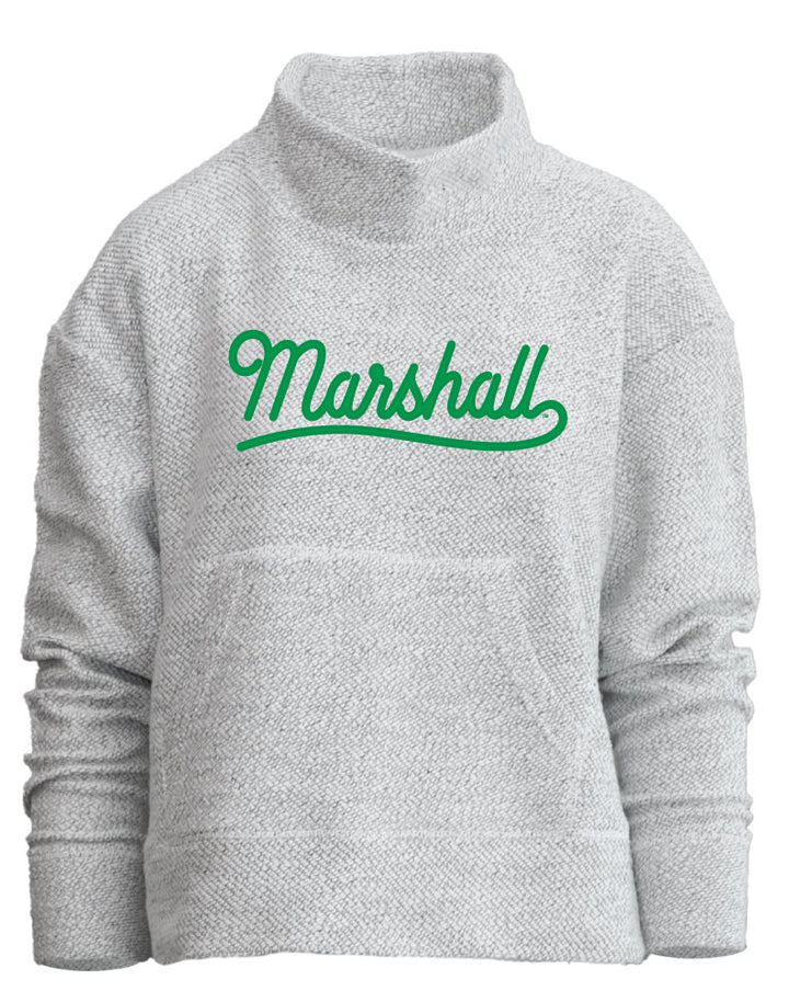 Marshall University Women's Cowl Neck Pullover