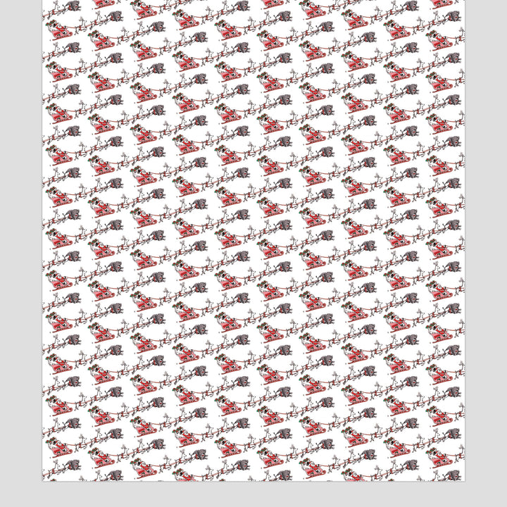 Rudolph Buffalo Wrapping Paper