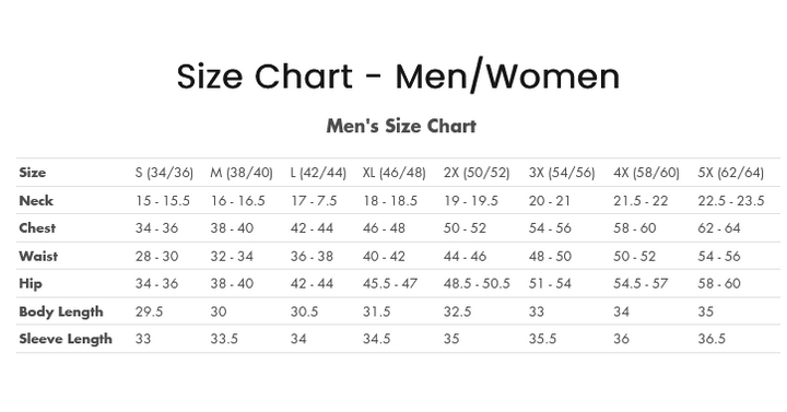 antigua size chart