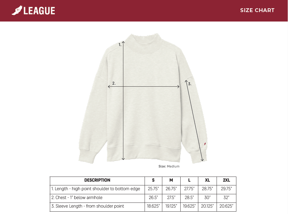Marshall Diana Mock Neck Sweatshirt