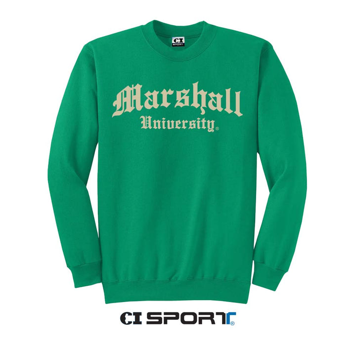 Marshall University Antiquity Crew Sweatshirt