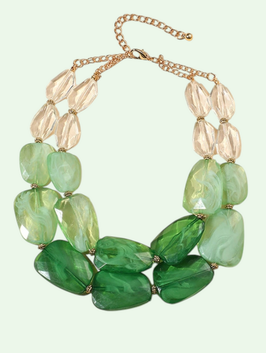 Chunky Layered Choker Necklace