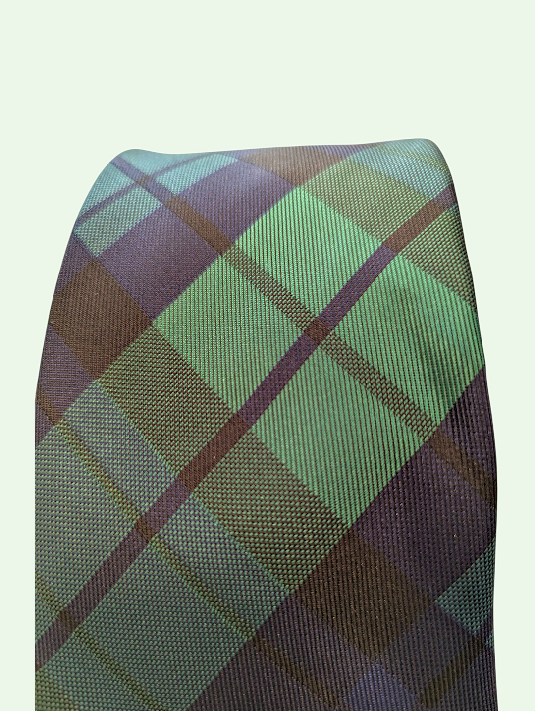 Plaid Silk Necktie