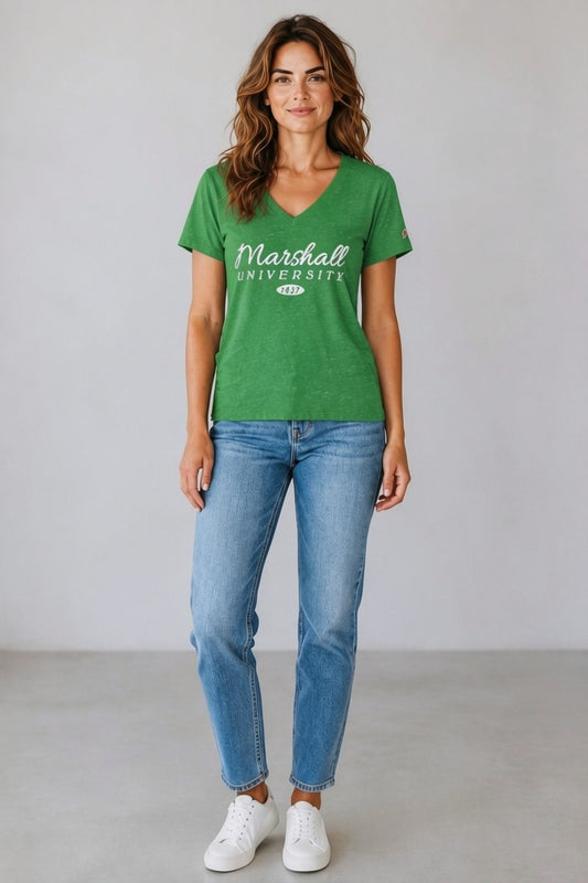 Marshall Women's Weekend V-Neck Tee