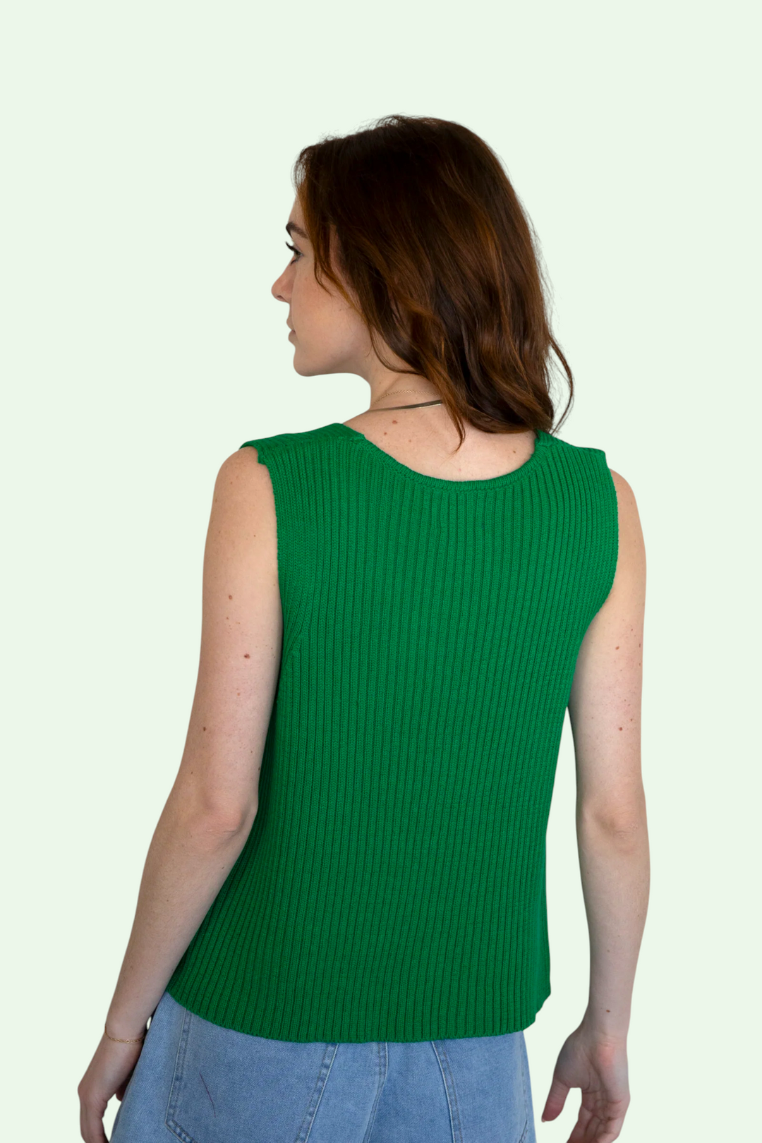Button Up Sweater Vest