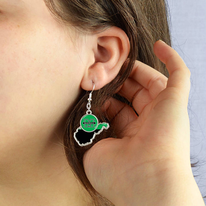 Marshall Thundering Herd Tara Earrings