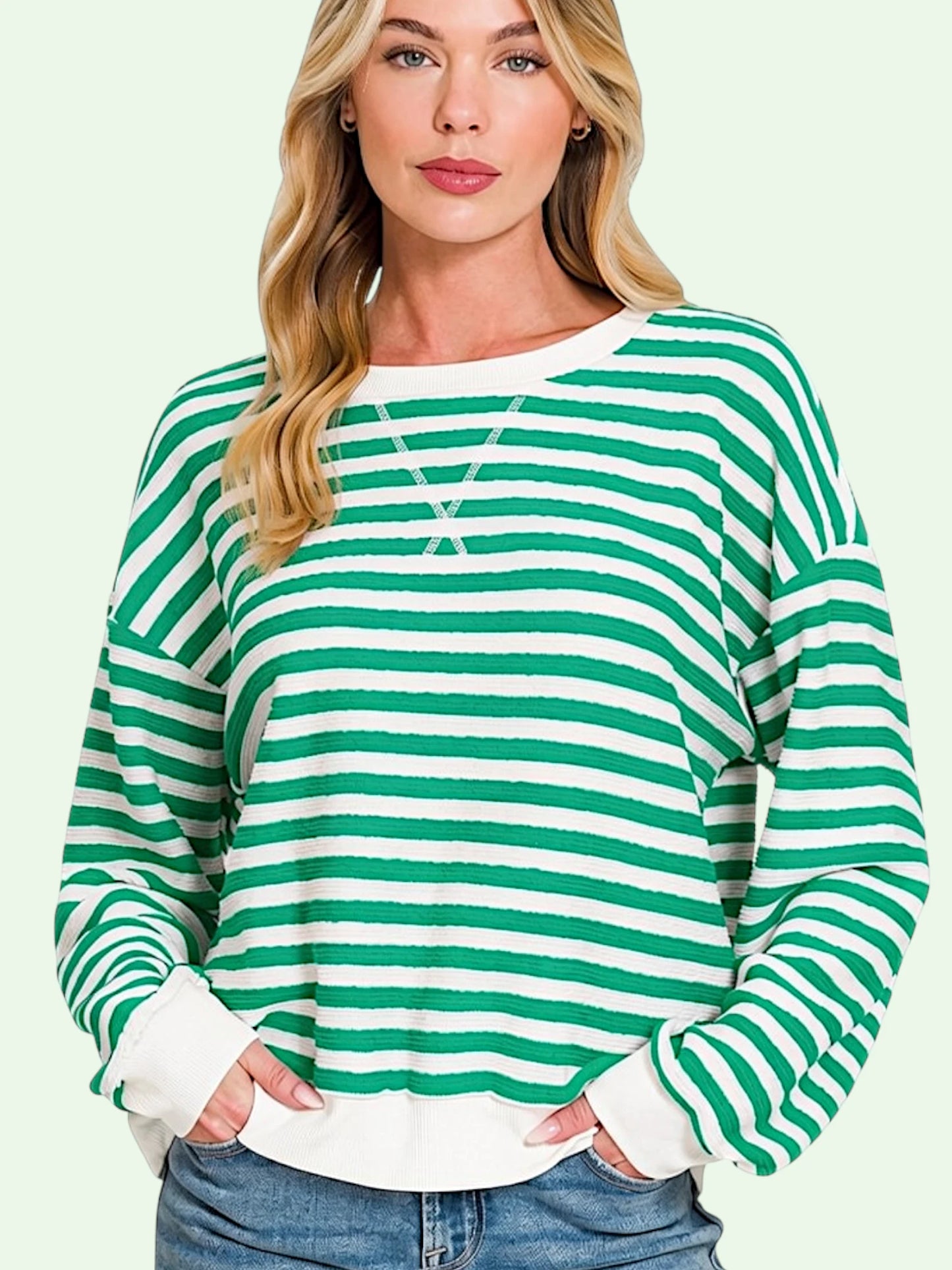 Baxter Striped Pullover