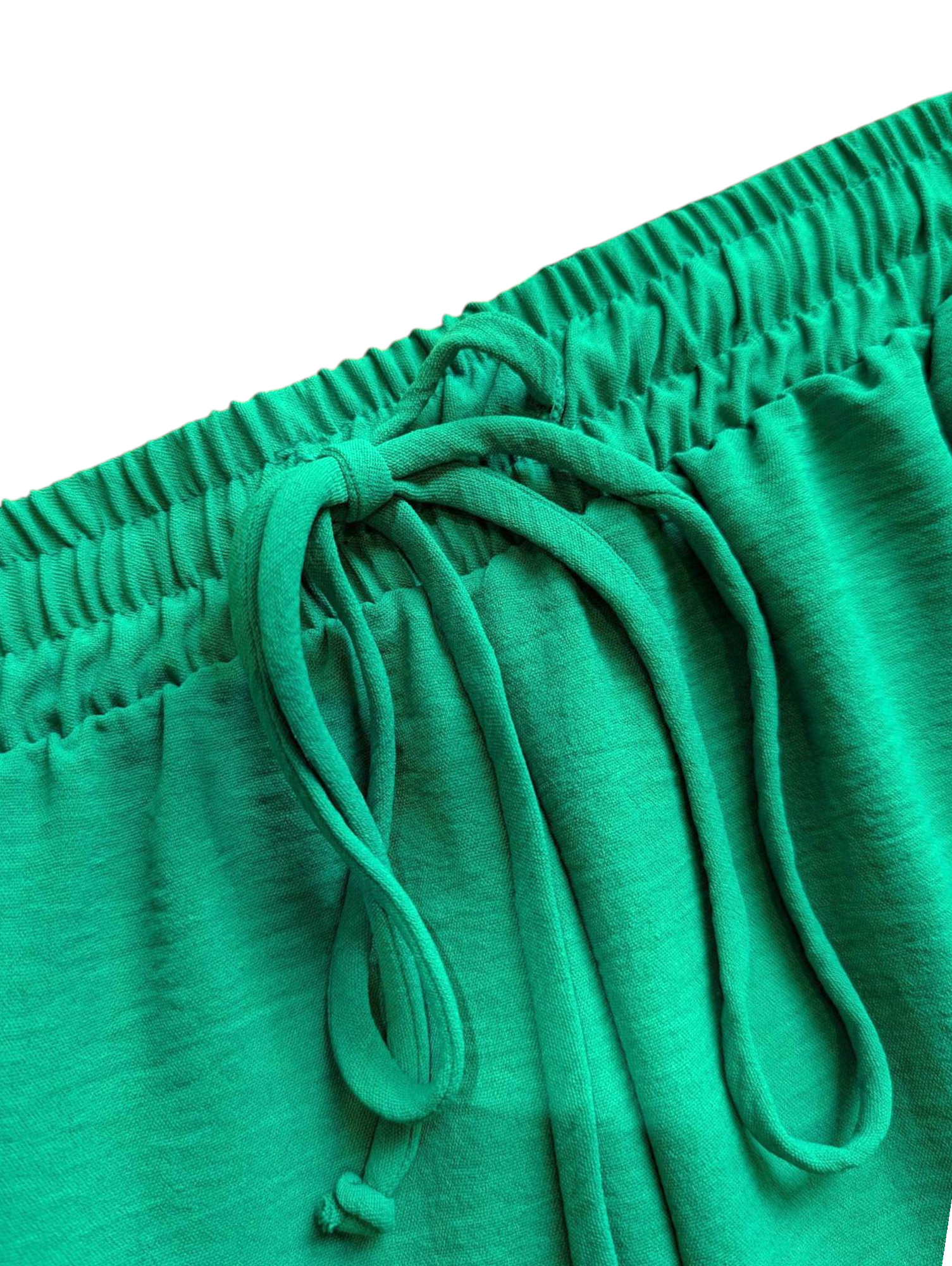 a detail shot of the waist tie on the airflow pant