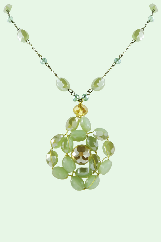 Crystal Flower Necklace