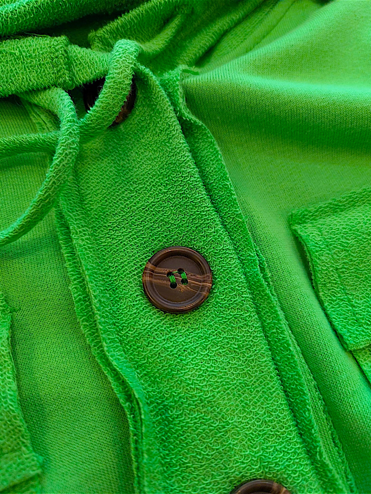Raw Edge Terry Hood
