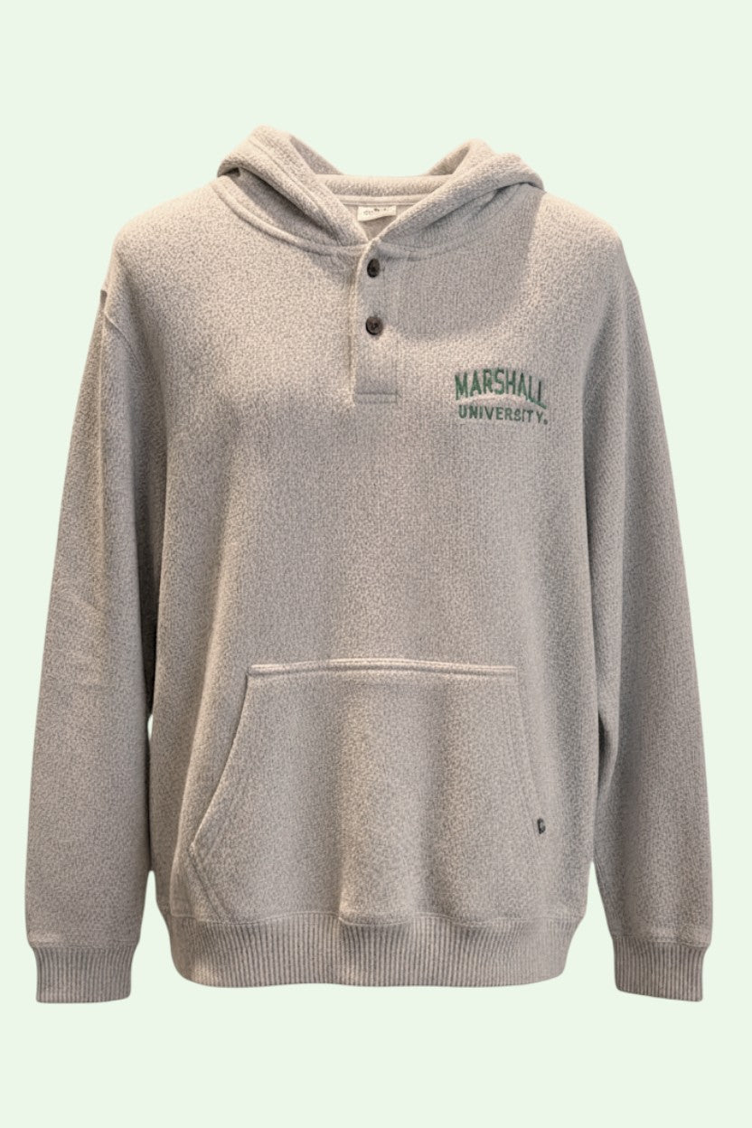 Marshall University Harbor Button Hood