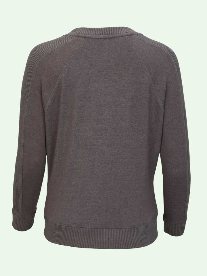 Gray sweater on a light gray background