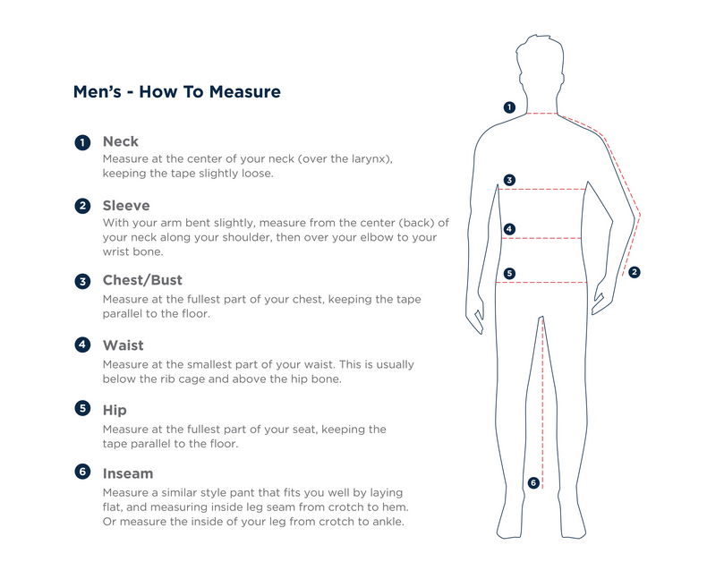 a cutter drawing of how to measure clothing 