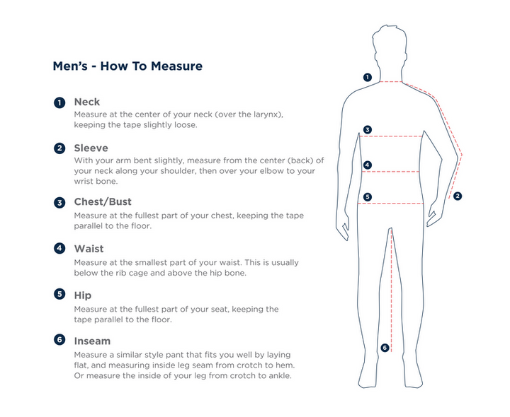a cutter drawing of how to measure clothing 
