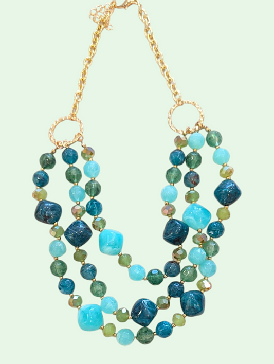 a studio shot of the erica necklace