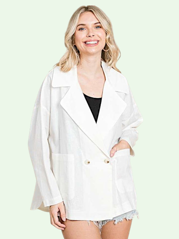 Shauna Linen Jacket