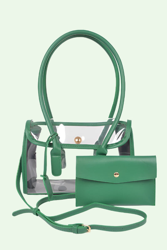 studio shot of the bag, showing the included interior pouch 