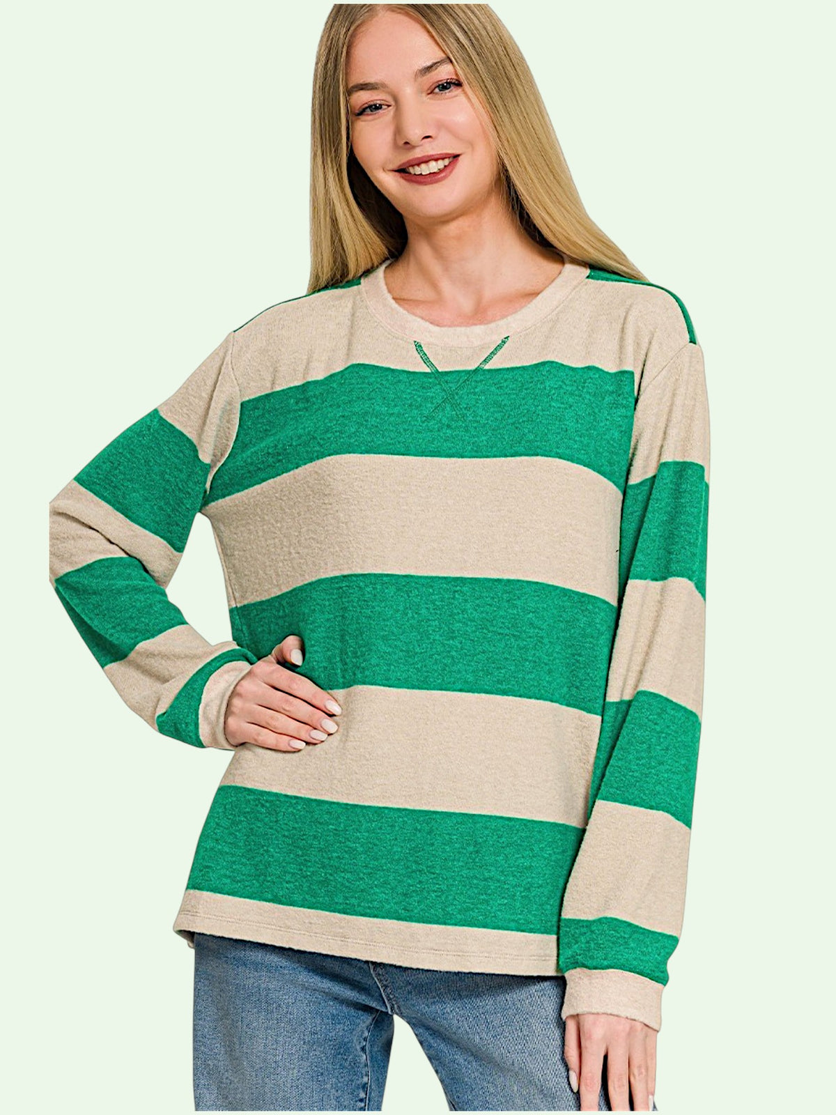 Rugby Stripe Sweater Pullover