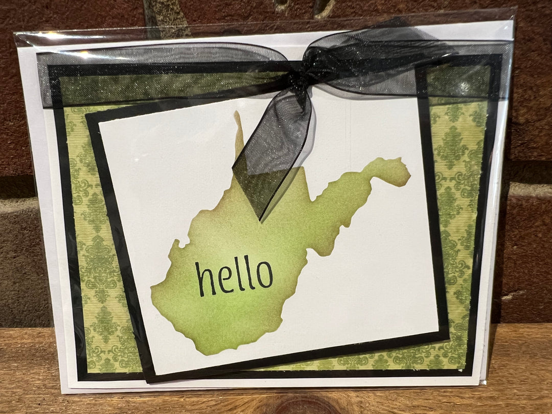 Grateful Hearts West Virginia Greeting Card