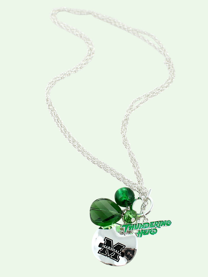 Marshall Logo Cluster Convertible Necklace