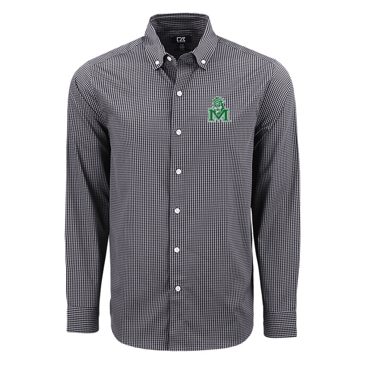 Cutter & Buck Skyline Epic Confidence Recycled Gingham Men's Dress Shirt