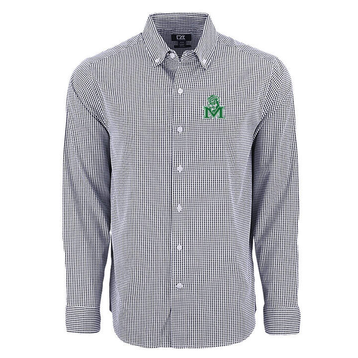 Cutter & Buck Skyline Epic Confidence Recycled Gingham Men's Dress Shirt