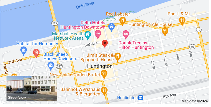 ascreenshot of a google map showing the store location