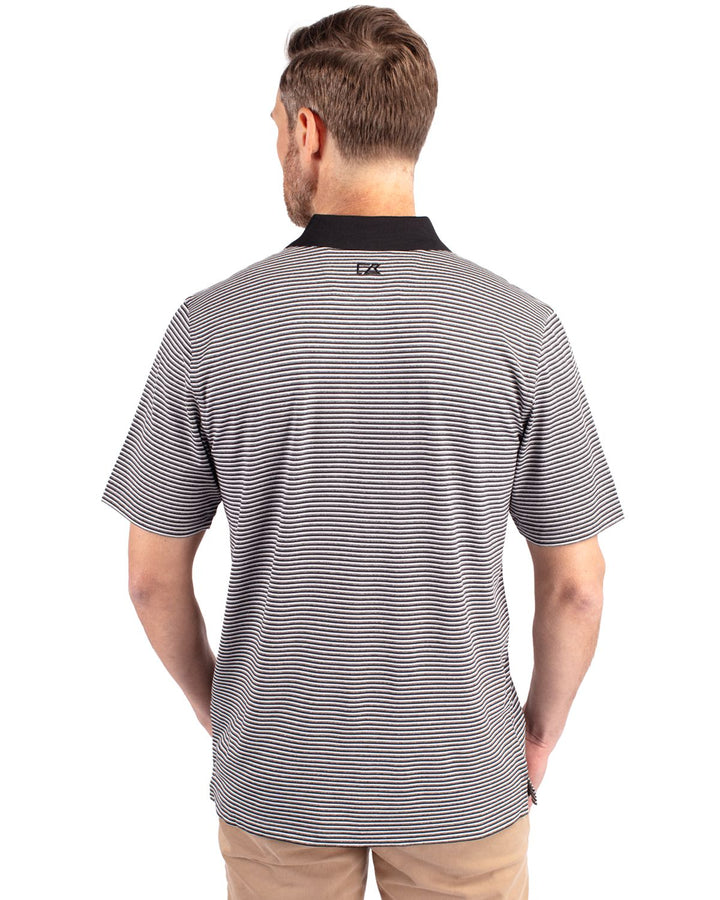 a model back view of the forge polo