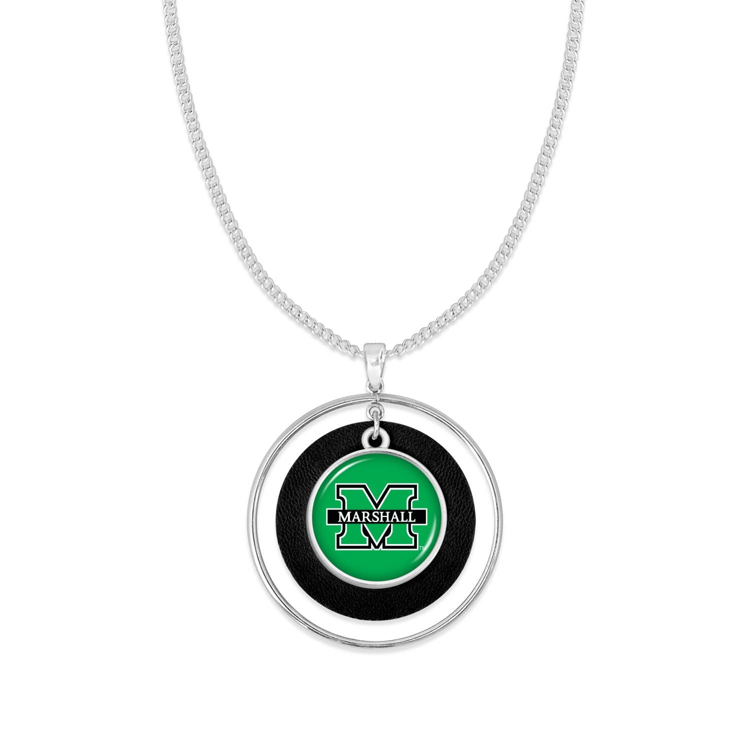 the lindy necklace is shown in a studio shot