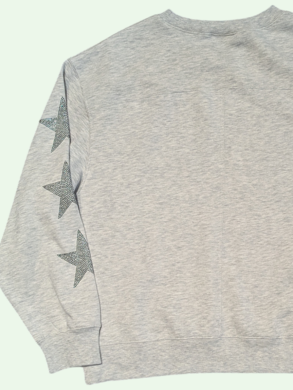 a backview of the superstar sweatshirt