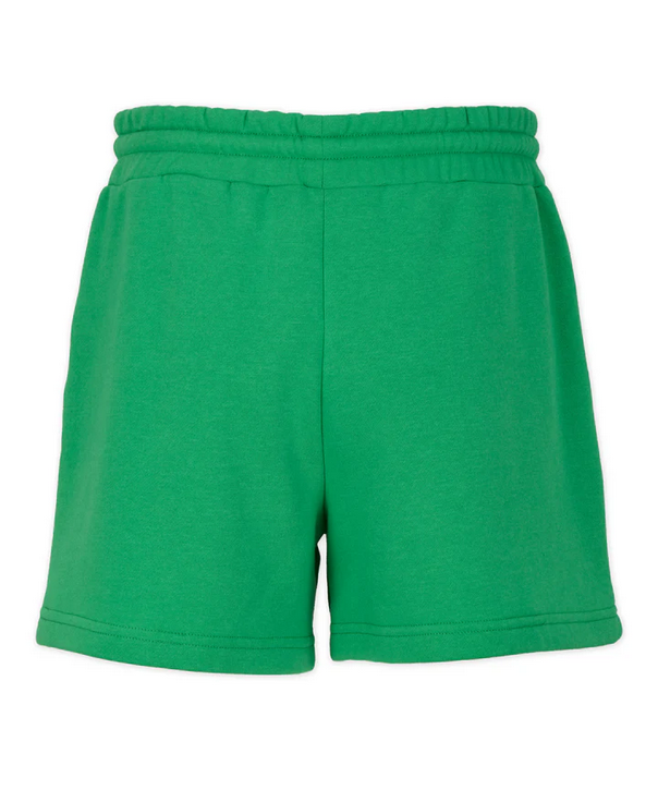 rear view of the fleece shorts