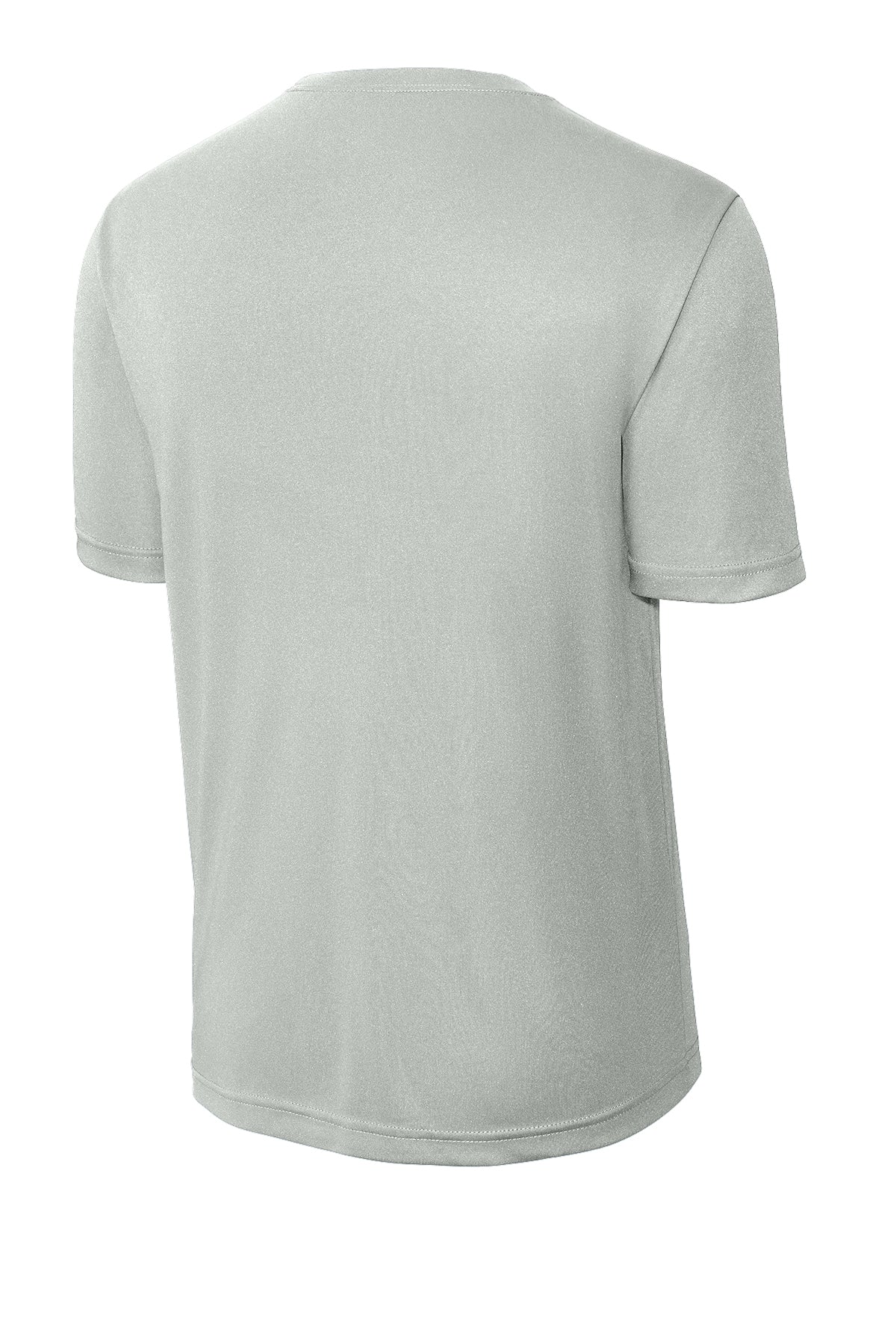 Gray t-shirt on a white background