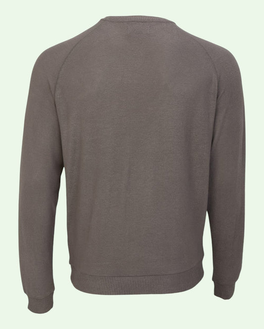 Gray sweater on a light gray background
