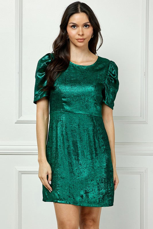 Metallic Party Dress