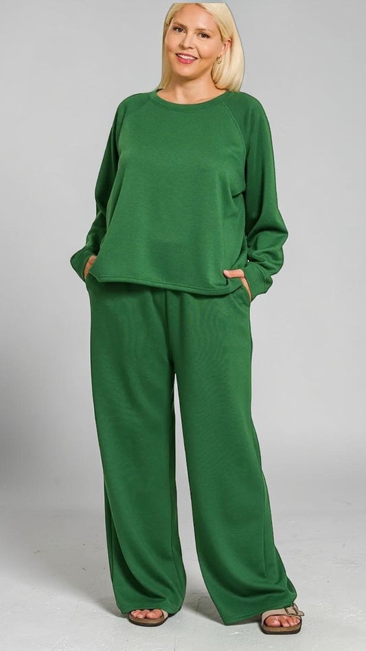 Fall Scuba Pullover & Pant Set