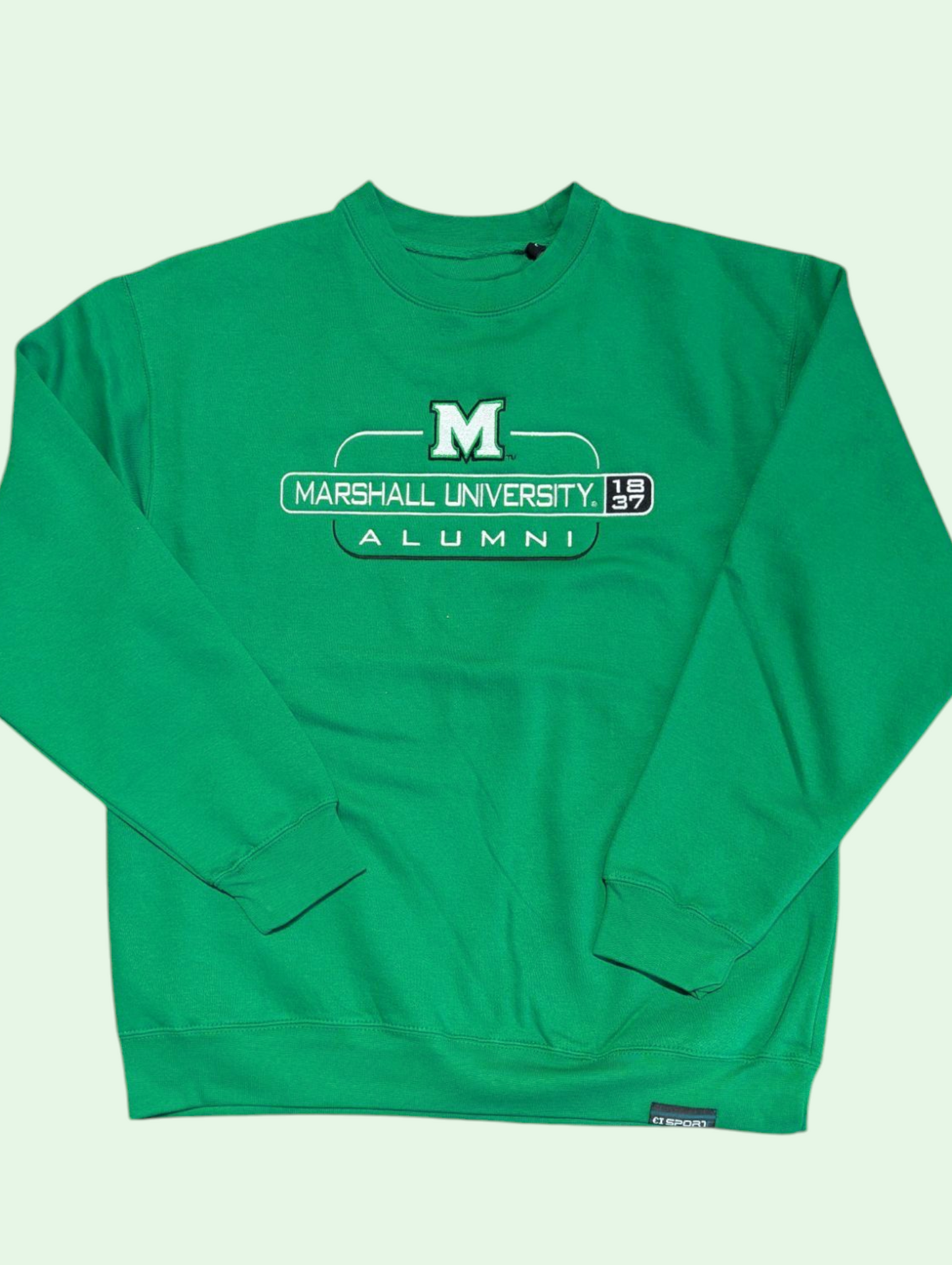 a flatlay picture of the alumni sweatshirt