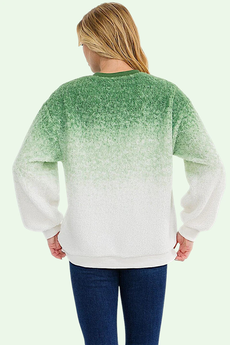 Ombre Pullover Knit Top