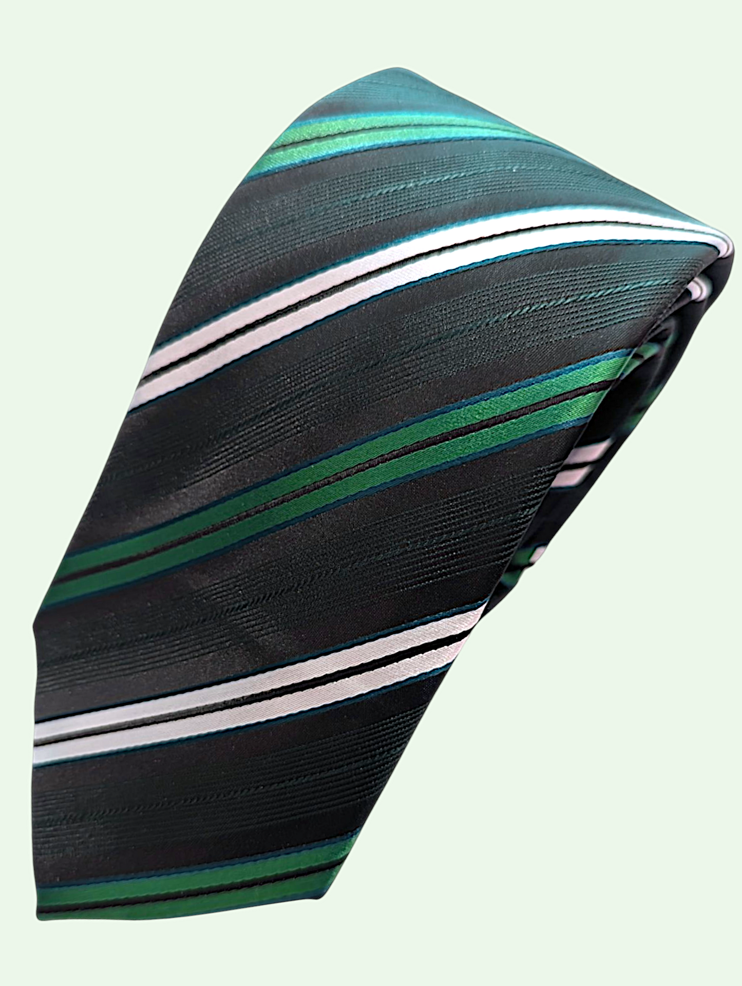 studio shot of the parallel lines tie