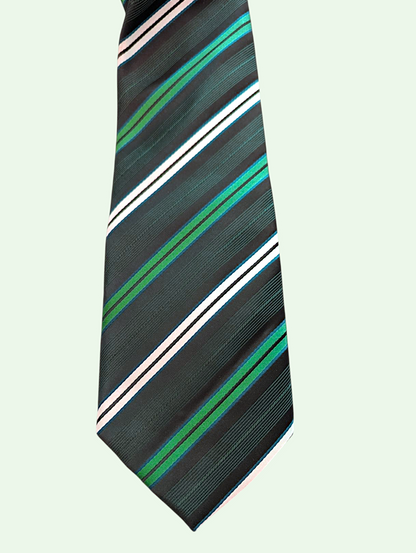 front view of the parallel lines necktie