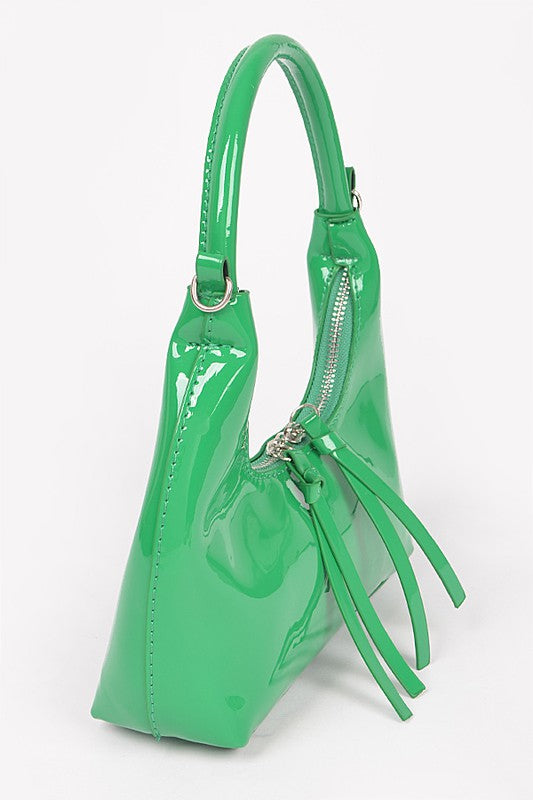 Patent Minibag Crossbody